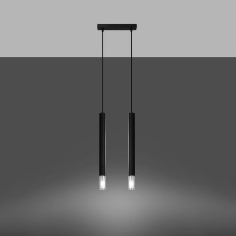 Hängeleuchte WEZYR 2 schwarz