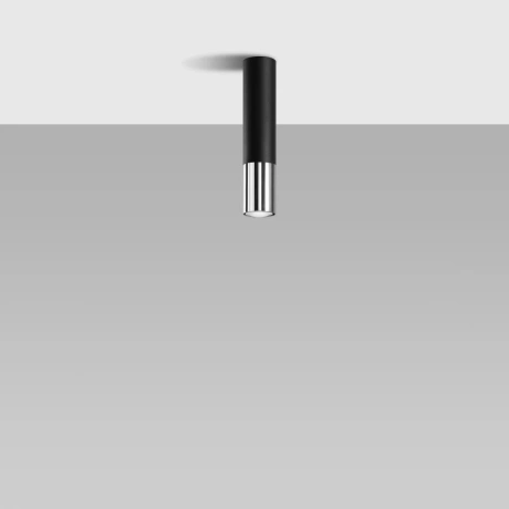 Deckenleuchte LOOPEZ schwarz/chrom