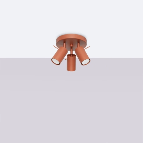Plafond RING 3P roter Ocker