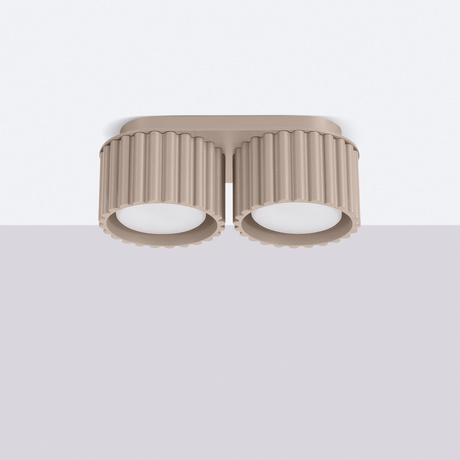 Plafond AURA 2 taupe Gx53