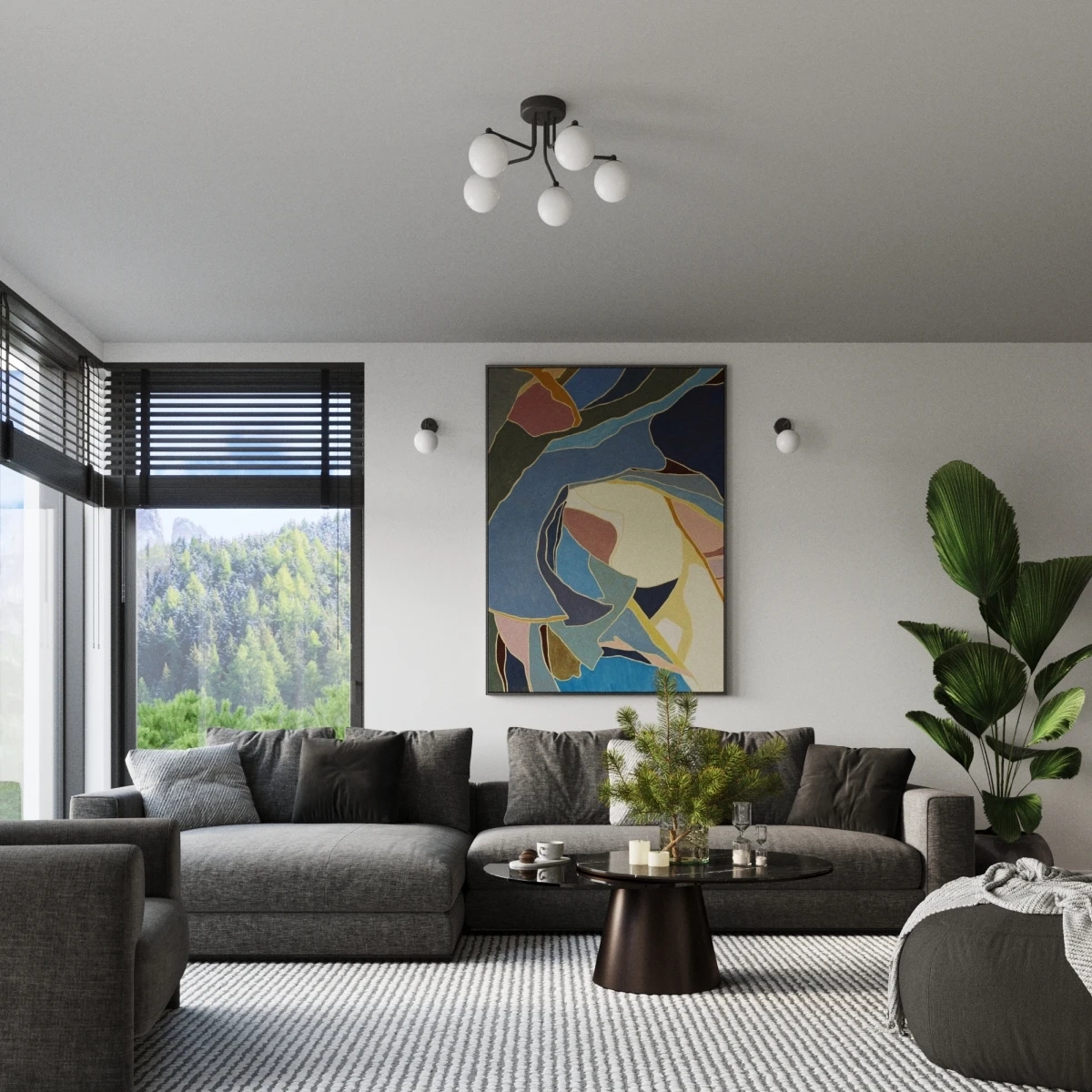 Wandlampe ASTRAL 1 schwarz