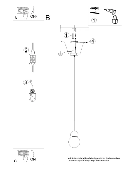Hängeleuchte PEKKA 1 weiß/naturfarbenes Holz