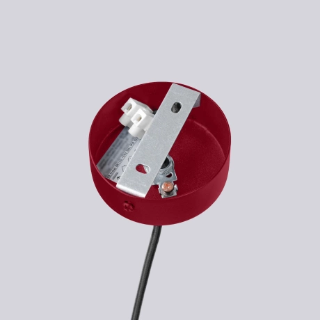 Kronleuchter HALO 6 burgunderrot