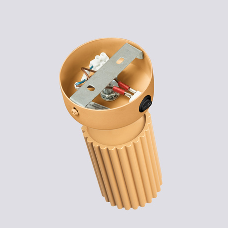 Wandleuchte KARBON goldene mit Schalter