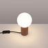 Tischlampe HALO mokka