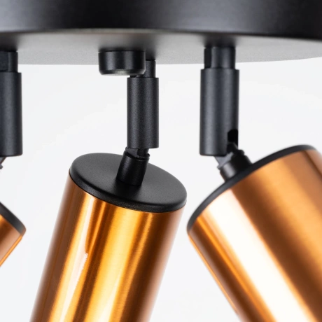 Plafond WINX 3P schwarz/kupfer