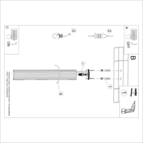 Plafond KARBON 60 beige