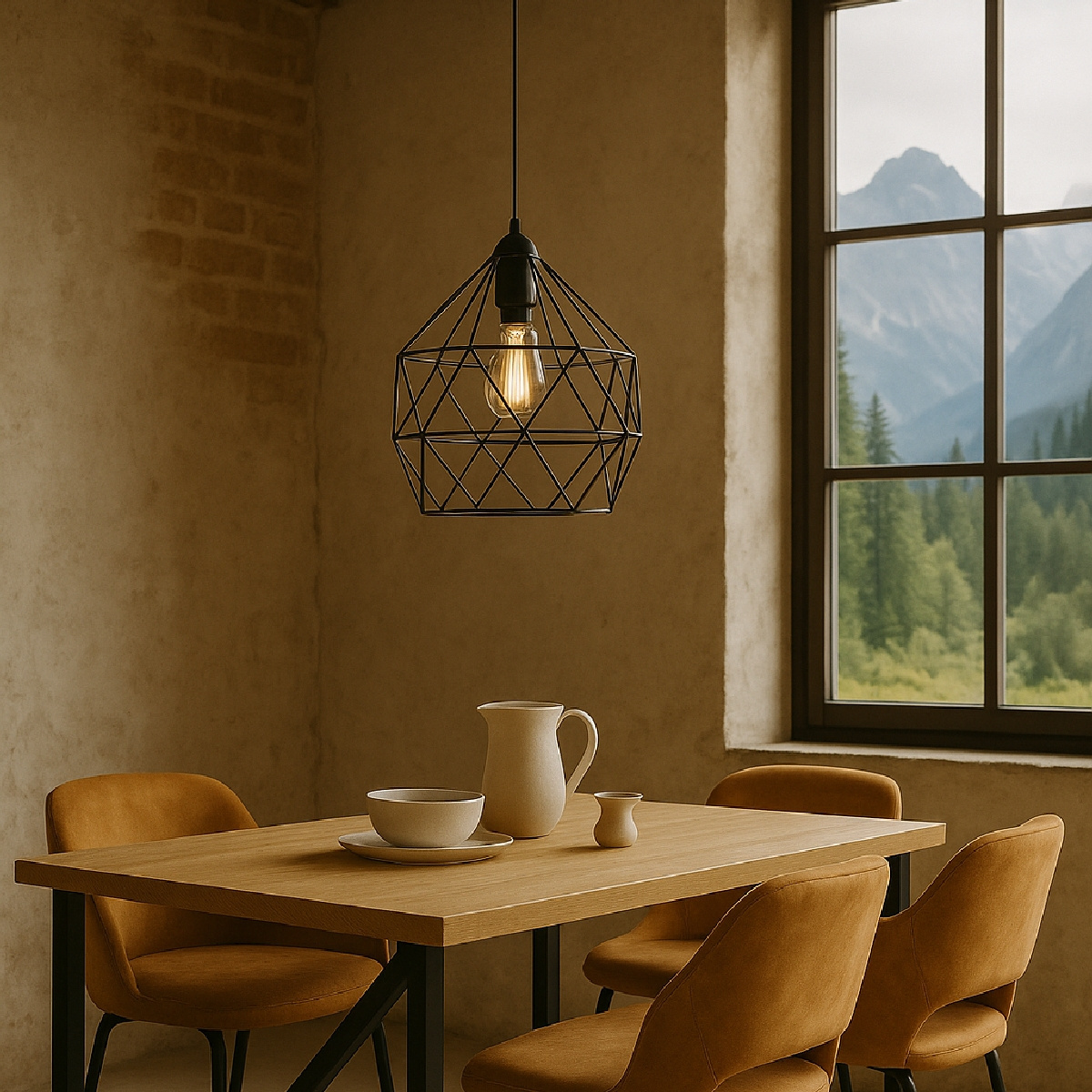 Pendelleuchte TRIOM 30 schwarz