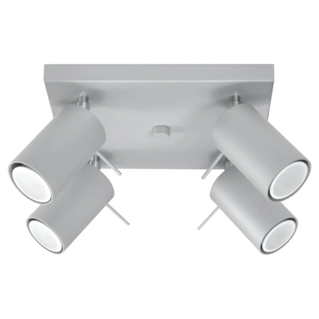 Deckenleuchte RING 4 grau