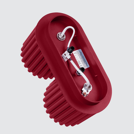 Plafond AURA 2 burgunderrot GU10