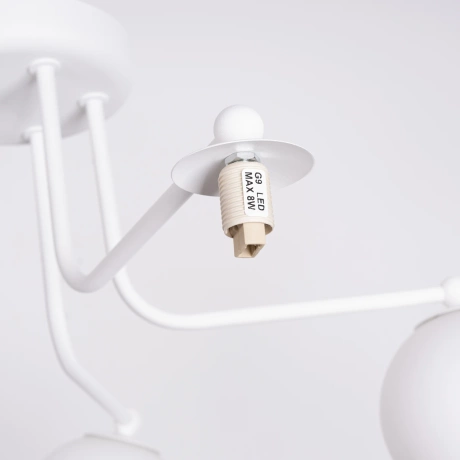 Kronleuchter ASTRAL 5 weiß