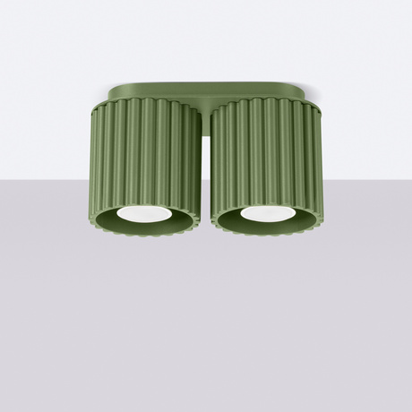 Plafond AURA 2 olivgrün GU10