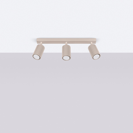 Wandleuchte KARBON taupee mit Schalter