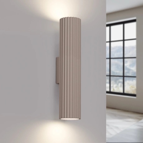 Wandleuchte KARBON 30 taupe