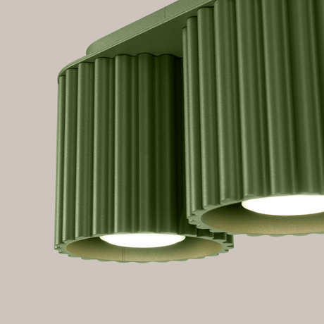 Plafond AURA 2 olivgrün GU10