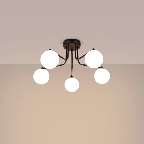 Kronleuchter ASTRAL 5 schwarz