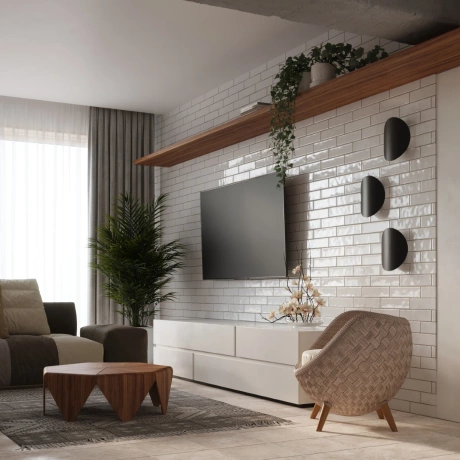 Wandleuchte SENSES schwarz