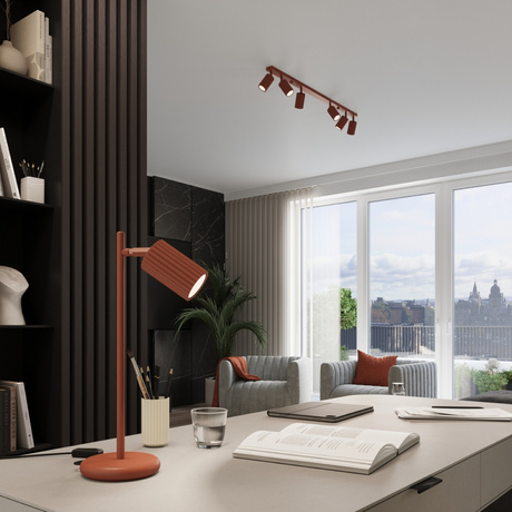 Plafond KARBON 6L roter Ocker