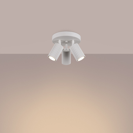 Plafond KARBON 3P weiß