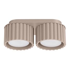 Plafond AURA 2 taupe Gx53