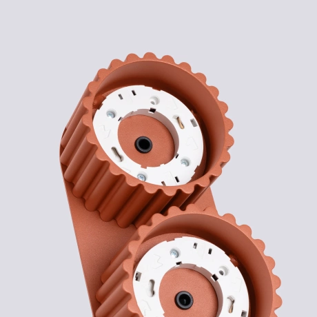 Plafond AURA 2 roter Ocker Gx53