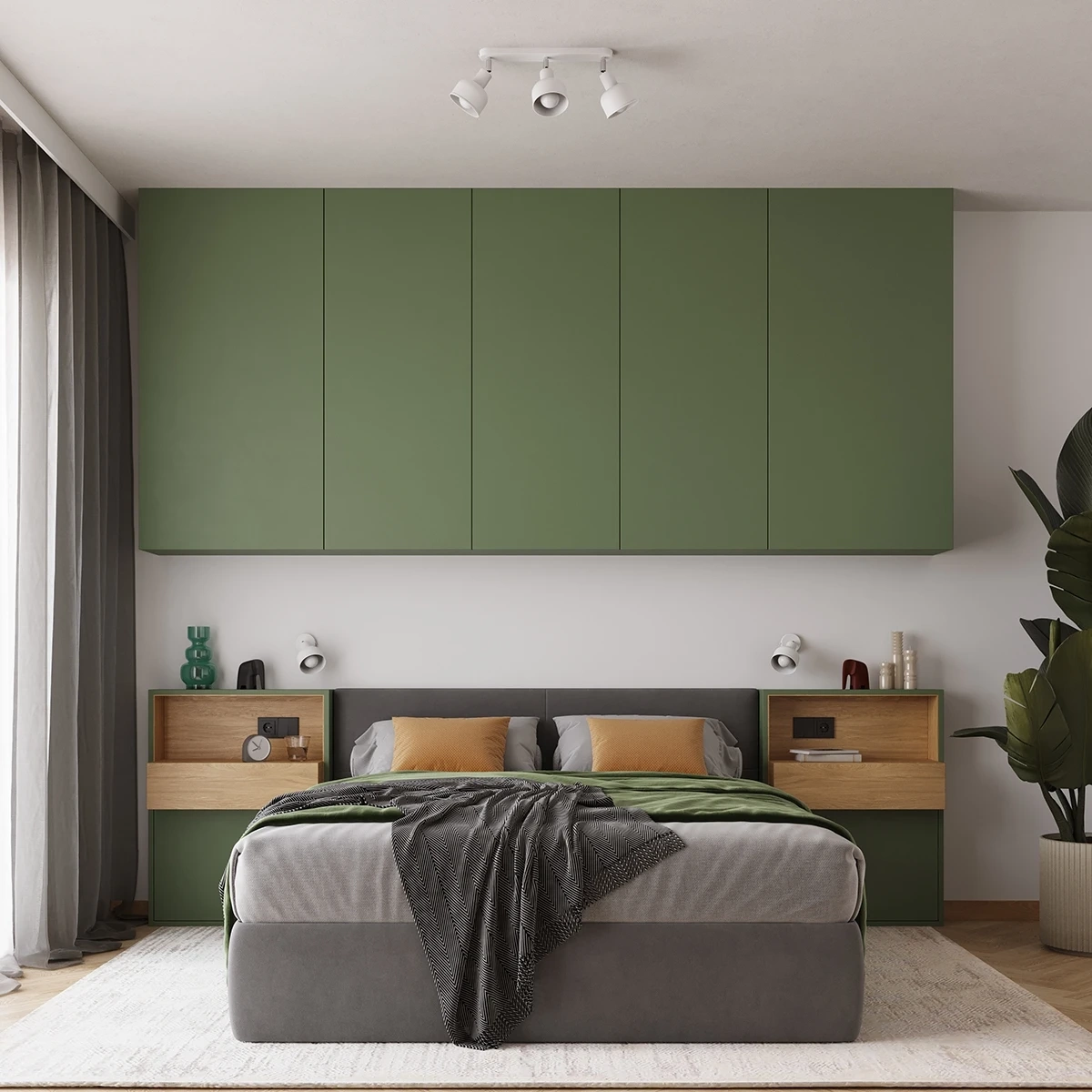 Plafond ELBA 3 Weiß