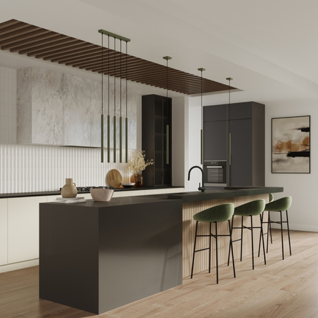 Wandleuchte PASTELO 2 olivgrün