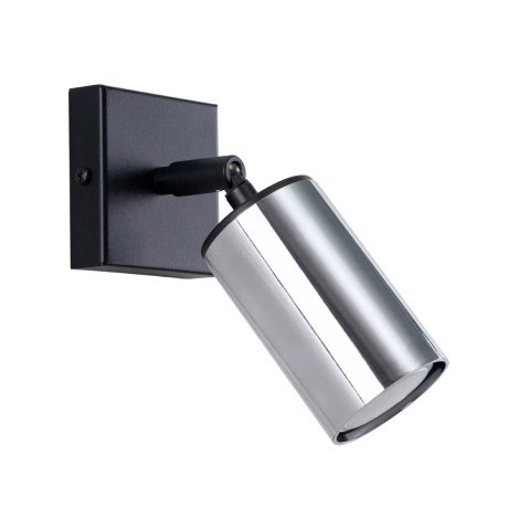 Wandlampe WINX schwarz/chrom