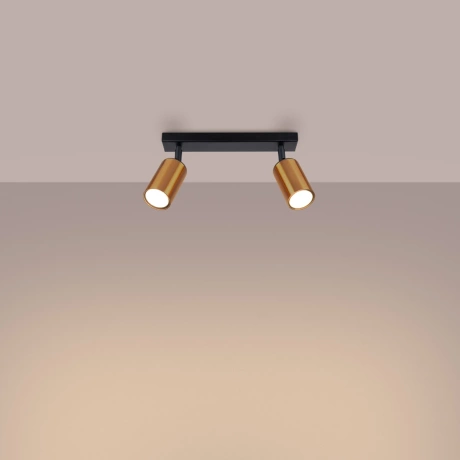 Plafond WINX 2 schwarz/kupfer