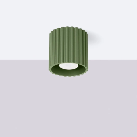 Plafond AURA 1 olivgrün GU10