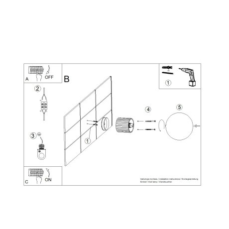Wandleuchte HALO apricot IP44