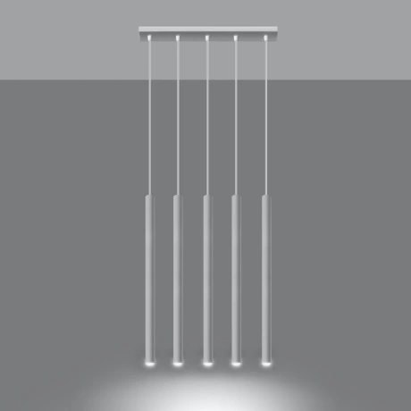 Hängeleuchte PASTELO 5 weiß