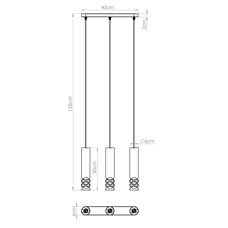 Pendelleuchte LIRO 3L weiß