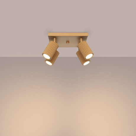 Plafond KARBON 4 golden