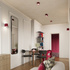 Plafond AURA 2 burgunderrot Gx53