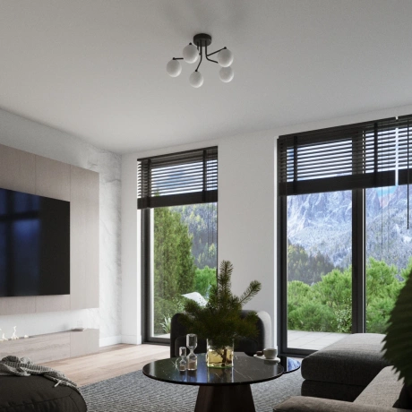 Kronleuchter ASTRAL 3 schwarz