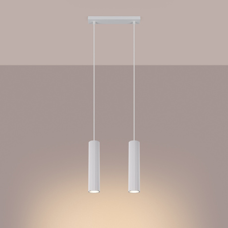 Pendelleuchte KARBON 2 weiß