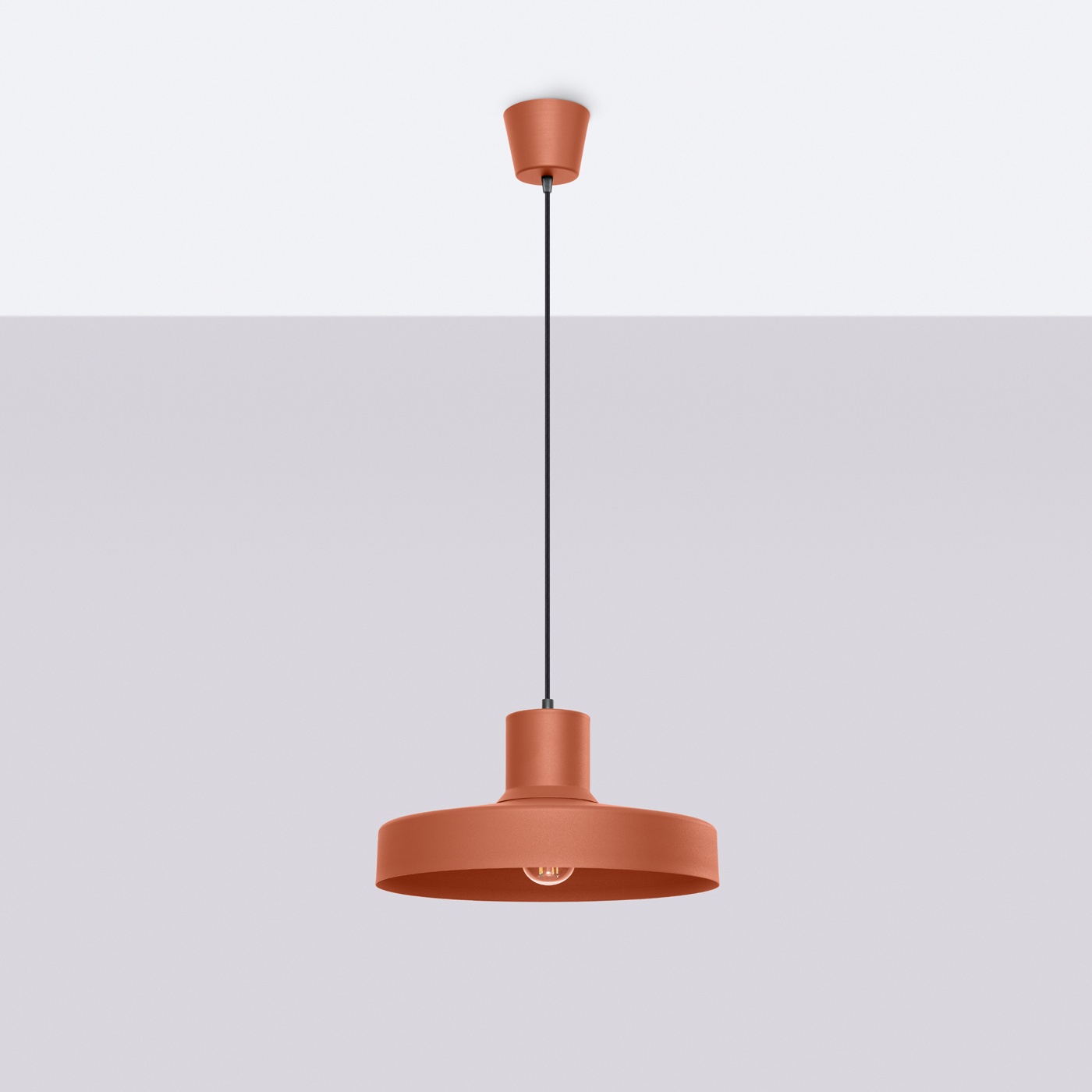 Pendelleuchte BILO roter Ocker
