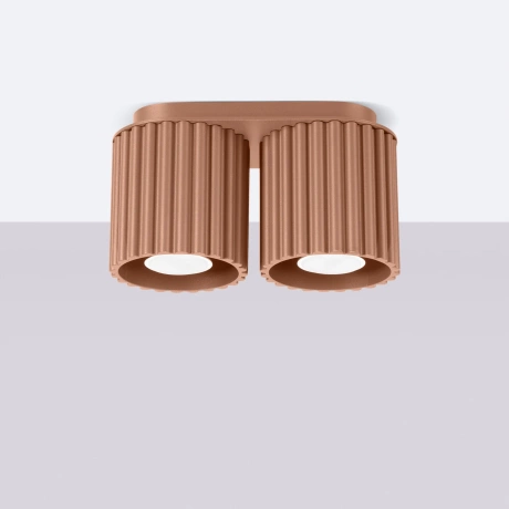 Plafond AURA 2 mokka GU10