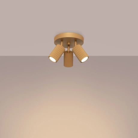 Plafond KARBON 3P golden
