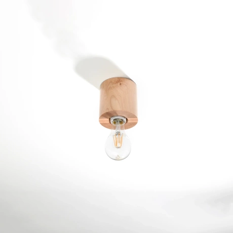 Deckenleuchte SALGADO Naturholz