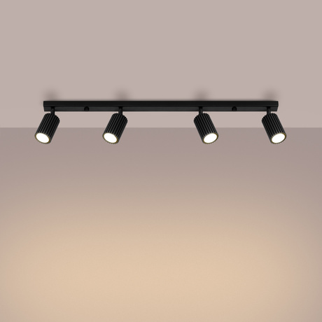 Plafond KARBON 4L schwarz