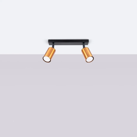 Plafond WINX 2 schwarz/kupfer