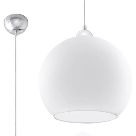 Hängeleuchte BALL weiß