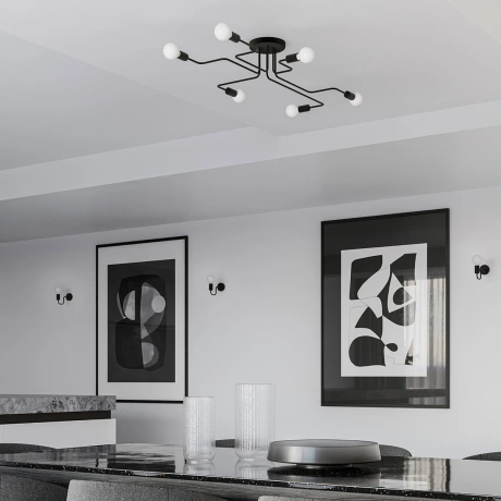 Wandleuchte VECTOR schwarz