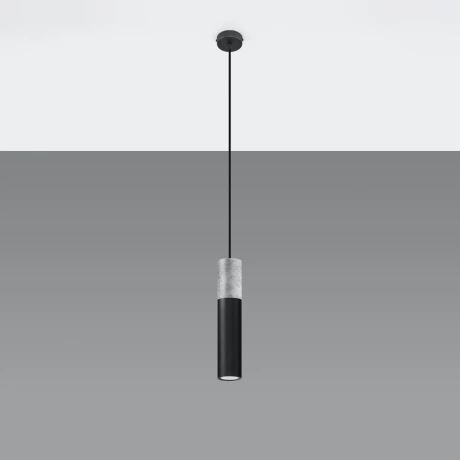 Hängeleuchte BORGIO 1 schwarz