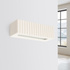 Wandleuchte Keramik RIGATA beige