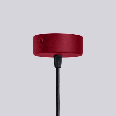 Kronleuchter HALO 6 burgunderrot