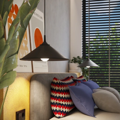 Pendelleuchte ZUMA Schwarz