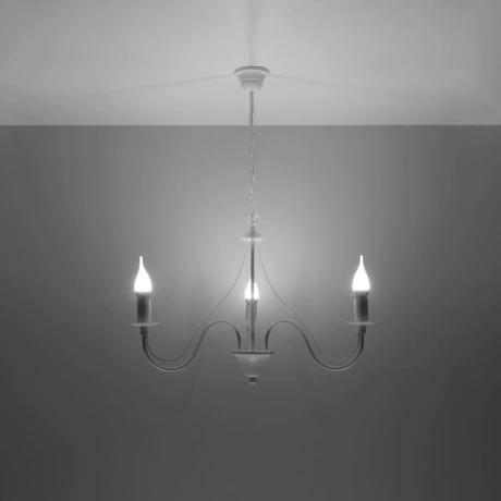 Kronleuchter MINERWA 3 weiß